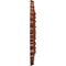 Ekena Millwork Sellek Ceiling Medallion (Fits Canopies up to 1 1/8"), 18 1/2"OD x 7/8"ID x 1 1/2"P, Firebrick CM18SKFIF - alternate 2